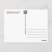 Niedlicher Hippopotamus Postkarte (Rückseite)