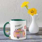 Niedlicher Hippy Camper Personalisiert Tasse