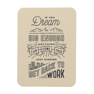 niedlicher Hipster modern und witzig inspirierend Magnet