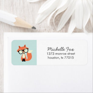 Niedlicher Hipster Red Fox