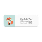 Niedlicher Hipster Red Fox (Vorne)