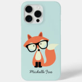 Niedlicher Hipster Red Fox Case-Mate iPhone Hülle (Rückseite)