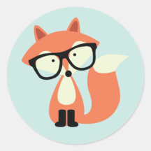 Niedlicher Hipster Red Fox