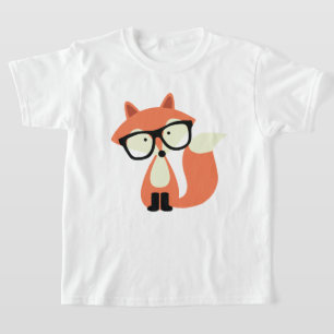 Niedlicher Hipster Red Fox T-Shirt