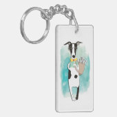 Niedlicher Hipster Schlüsselanhänger (Vorderseite links)