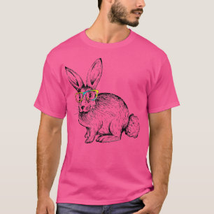 Niedlicher Hipster Sonnige Gefärbte Krawatte Brill T-Shirt