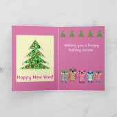 Niedlicher Hipster Weihnachtskarten Weihnachten We (Innenseite)