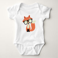 Niedlicher Hipsterroter Fox