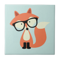 Niedlicher Hipsterroter Fox