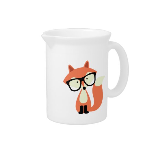 Niedlicher Hipsterroter Fox Krug