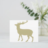 Niedlicher Hirsch Postkarte (Stehend Vorderseite)