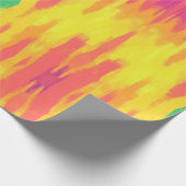 Niedlicher, hoch entwickelter Monogram Premium Kin Geschenkpapier (Ecke)