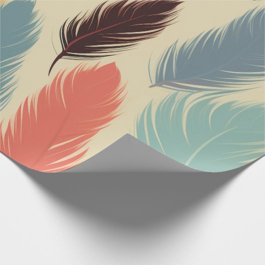 Niedlicher, hoch entwickelter Premium Monogram Kin Geschenkpapier (Ecke)