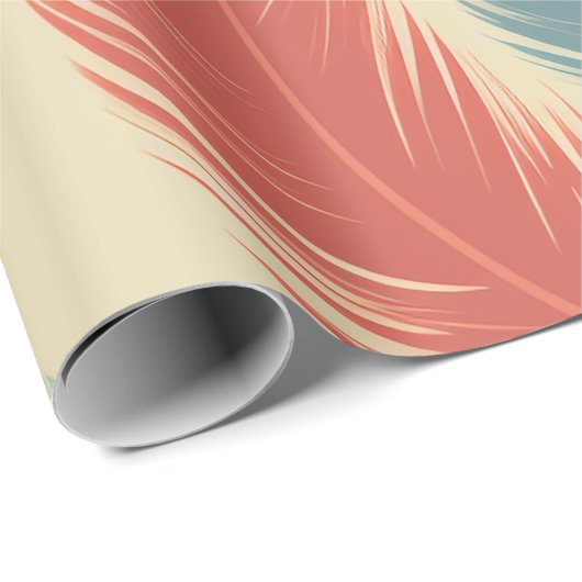 Niedlicher, hoch entwickelter Premium Monogram Kin Geschenkpapier (Rolleneckpunkt)