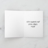 niedlicher Hochzeitstag Karte (Innenseite)