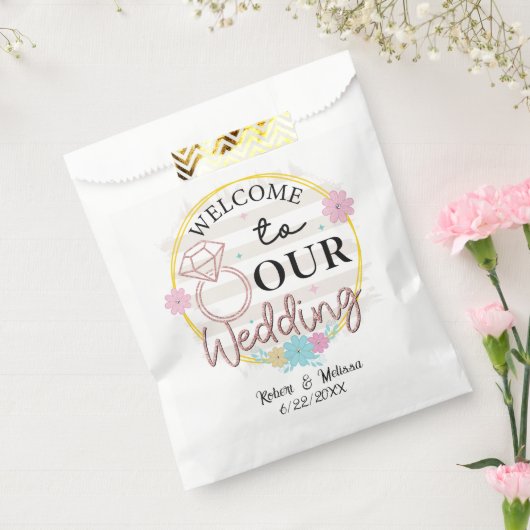 Niedlicher Hochzeitstermin Geschenktütchen (Versiegelt)