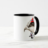 Niedlicher Hockeykick, Sportvogel Tasse (VorderseiteRechts)