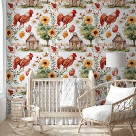 Niedlicher Hof und Tiere Tapete