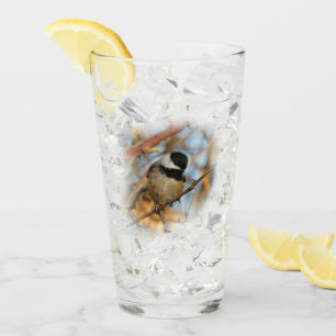 Niedlicher hoffnungsvoller Schwarzkicherling-Songb Glas