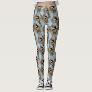 Niedlicher hoffnungsvoller Schwarzkicherling-Songb Leggings