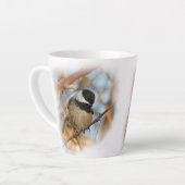 Niedlicher hoffnungsvoller Schwarzkicherling-Songb Milchtasse (Linke Ecke)