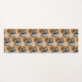 Niedlicher hoffnungsvoller Schwarzkicherling-Songb Yogamatte (Rückseite (Horizontal))