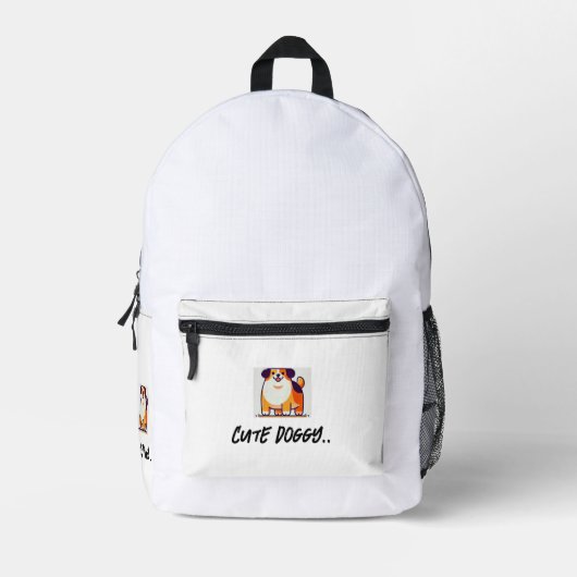 Niedlicher Hoggy-Rucksack Bedruckter Rucksack (Vorderseite)