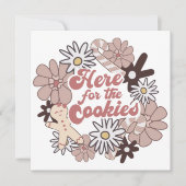 Niedlicher Holiday Cookie Exchange Einladung (Vorderseite)