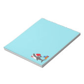 Niedlicher Holiday Shark Notizblock (Rotiert)
