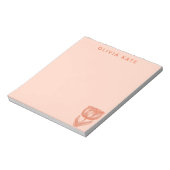 Niedlicher holländischer Tulip Floral Zeichnend Na Notizblock (Rotiert)