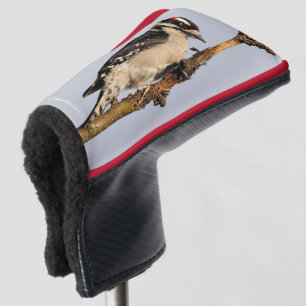 Niedlicher Holzspecht auf Obstbaum Golf Headcover