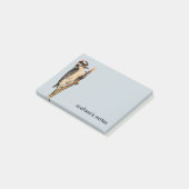 Niedlicher Holzspecht auf Obstbaum Post-it Klebezettel (angewinkelt)