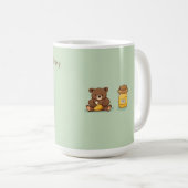 Niedlicher Honey Jar Custom Coffee Tasse (VorderseiteRechts)