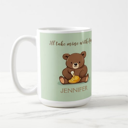 Niedlicher Honey Jar Custom Coffee Tasse (Links)