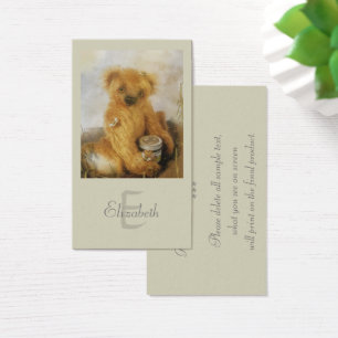 Niedlicher Honig-BärTeddy personalisiert
