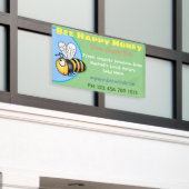 Niedlicher Honig zum Verkauf von Bienenapiar zur H Banner (Äußeres Gebäude)