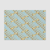 Niedlicher Honigbär, weil Sie so süß sind 80er Ret Seidenpapier (Vorderseite)