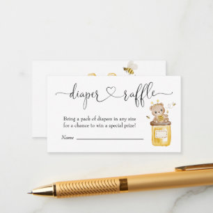 Niedlicher Honigbärentaucher Begleitkarte