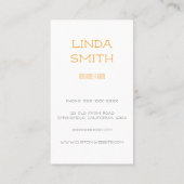 Niedlicher Honigbienenzuchtbetrieb Visitenkarte (Rückseite)