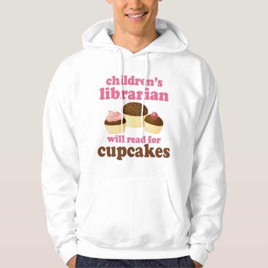 Niedlicher Hoodie der Kuchen-Leser-Kinder der (Vorderseite)