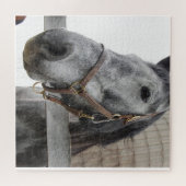 niedlicher hORSE nah Puzzle (Horizontal)