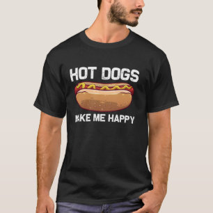 Niedlicher Hot Dog für Männer Frauen Hotdog-Food-W T-Shirt