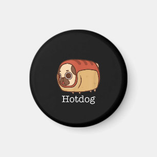 Niedlicher Hotdog Lieblicher Mops Hund Lover Magnet
