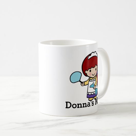 Niedlicher Housekeeper Kaffeetasse (VorderseiteRechts)