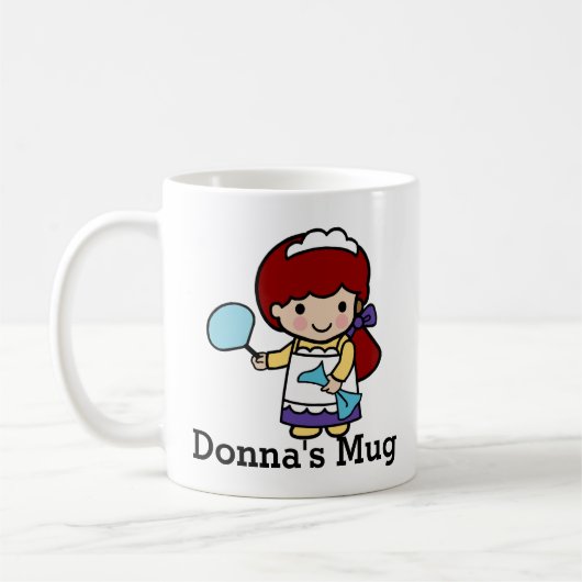 Niedlicher Housekeeper Kaffeetasse (Links)