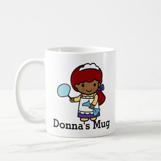 Niedlicher Housekeeper Kaffeetasse (Links)