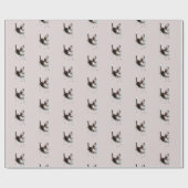 Niedlicher Howling-Beagle    Geschenkpapier (Flach)