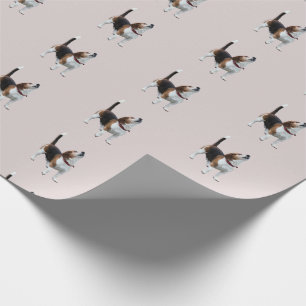 Niedlicher Howling-Beagle    Geschenkpapier