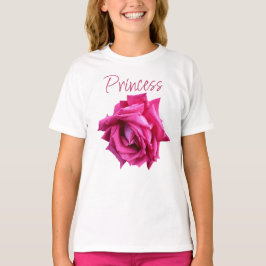 Niedlicher hübsch rosa Rosa-Rose Girl Princess-Spa T-Shirt