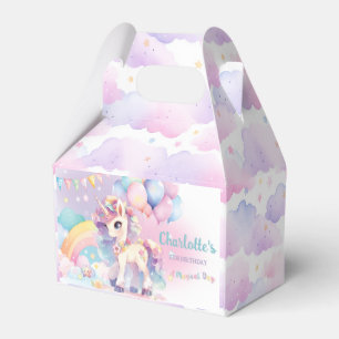 Niedlicher Hübscher Regenbogen Prinzessin Unicorn  Geschenkschachtel